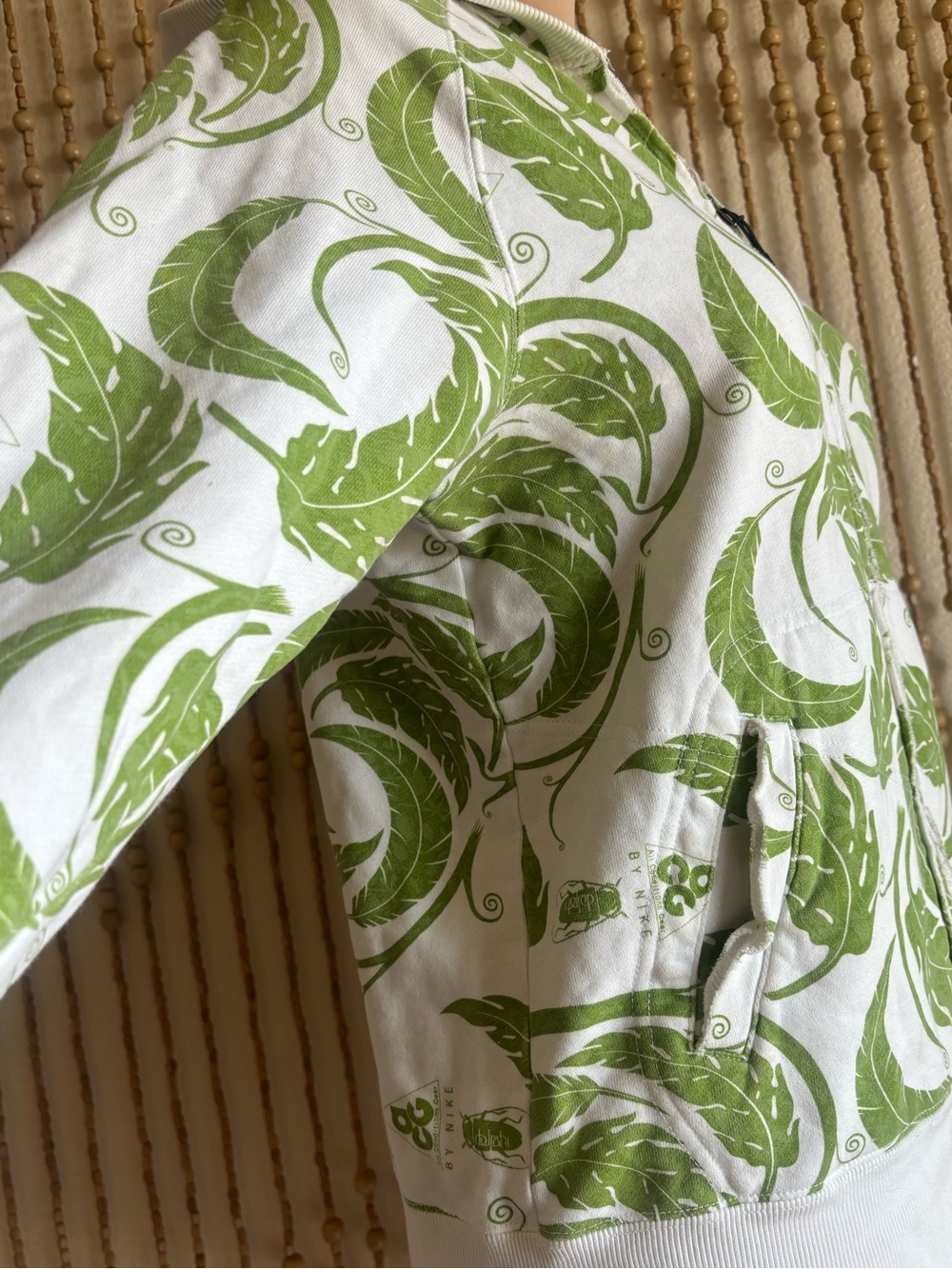 Nike ACG x Delphi Collective All Over Palm Leaf Zip Hoodie Hiking Outdoor Jacket - Picture 5 of 8